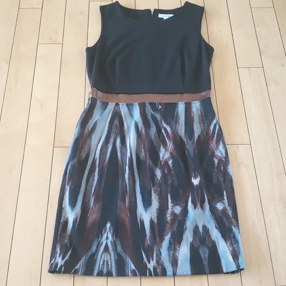 Vintage Calvin Klein sleeveless dress